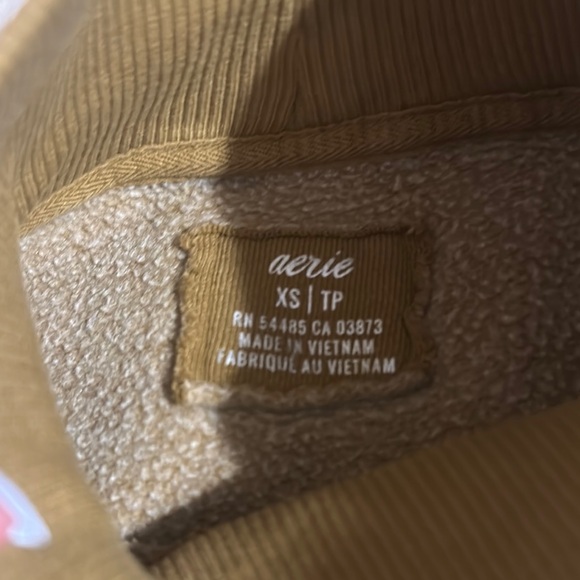 Aerie Green Crewneck Sweatshirt with Logo - Picture 2 of 7